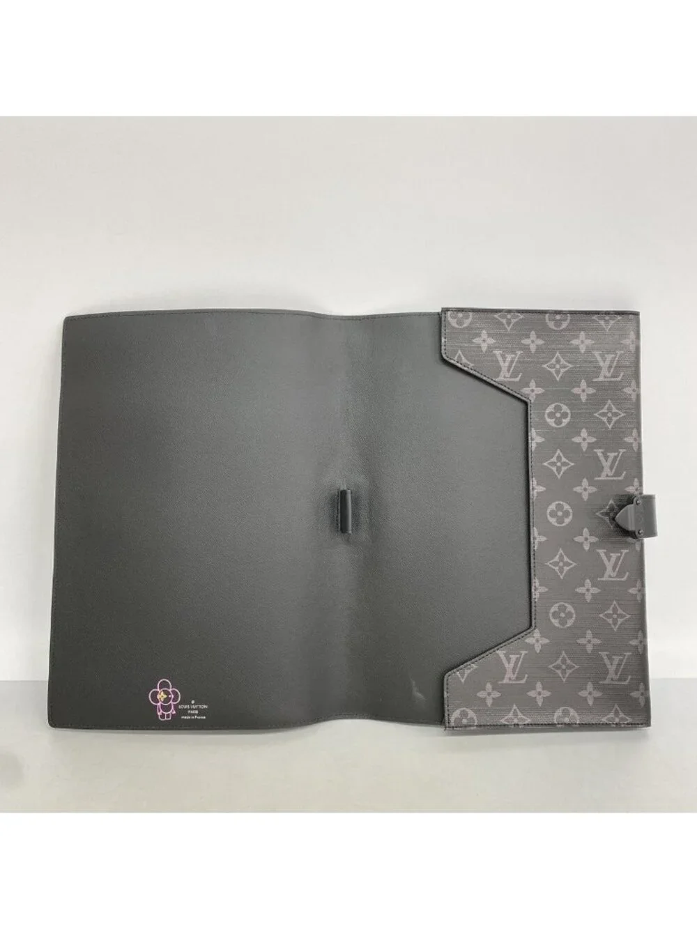 Louis Vuitton Clutch Monogram Eclipse Porte Documents Frank GM Black